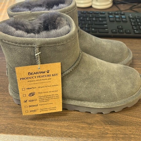 BearPaw Alyssa Wide Charcoal - Picture 4 of 4